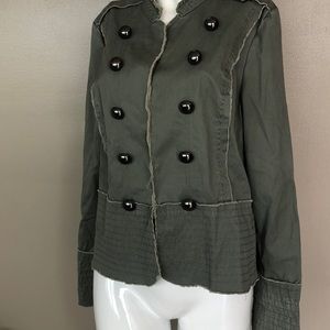Old Navy vintage army jacket with frills